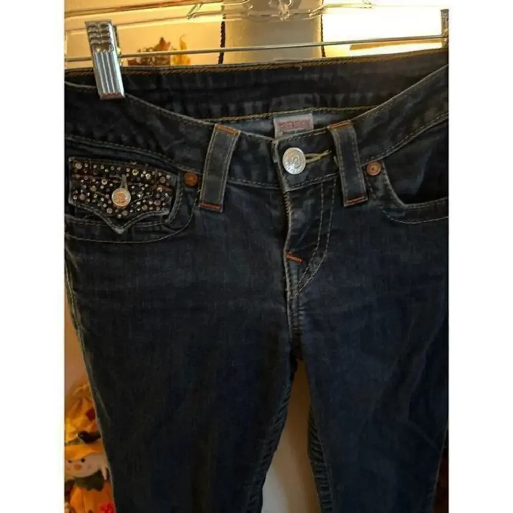 True Religion womens jeans size 26‎ bootcut - Picture 2 of 4